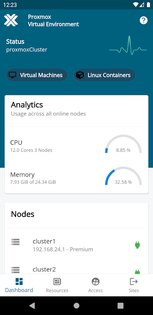 Proxmox Virtual Environment 1.8.0. Скриншот 1