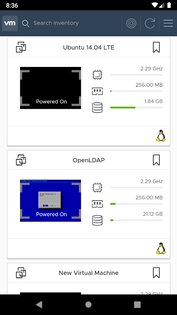 vSphere Mobile Client 2.3.0. Скриншот 4