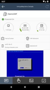 vSphere Mobile Client 2.3.0. Скриншот 5