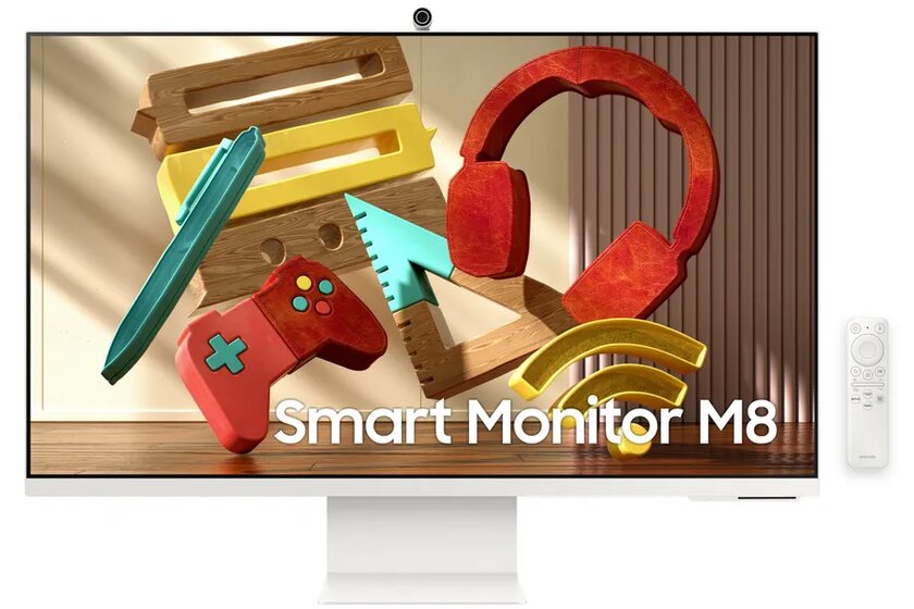 Samsung представила монитор с функциями Smart TV, веб-камерой и хабом умного дома