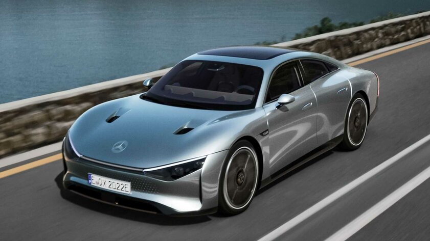 Mercedes представил электромобиль Vision EQXX: 1000 км и 47,5-дюймовый умный дисплей