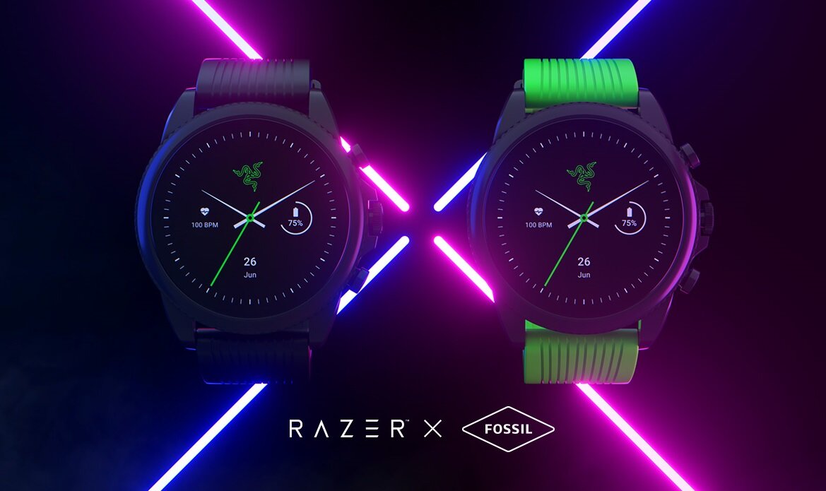 Razer выпустила лимитированное издание умных часов Fossil для геймеров