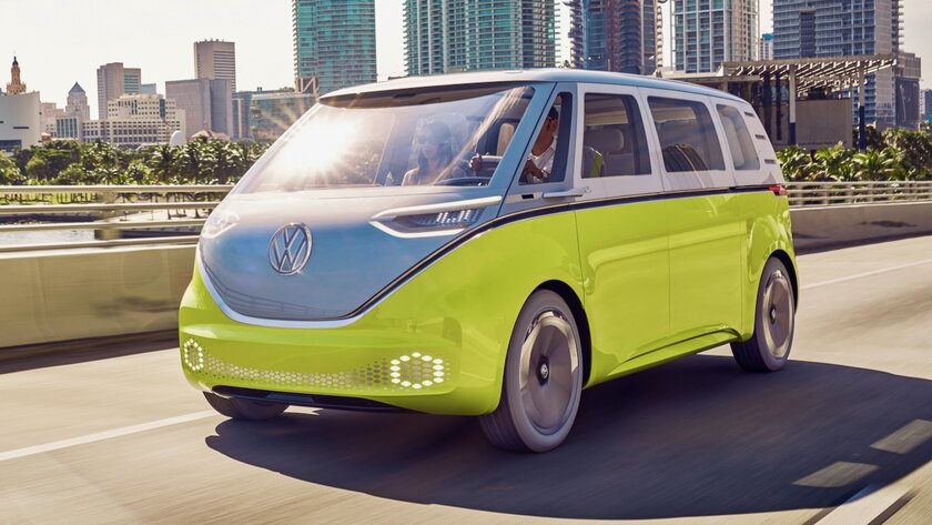 Volkswagen назвал дату презентации электрического ID. Buzz, преемника легендарного хиппимобиля