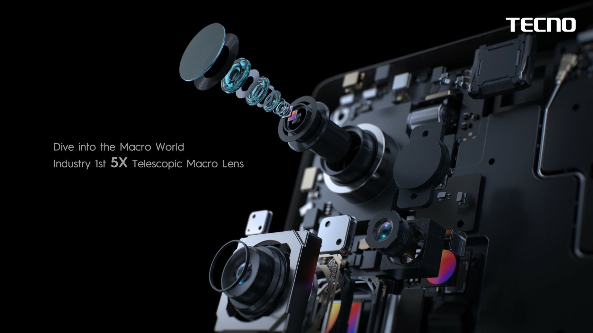 Tecno unveils world’s first telescopic macro lens for smartphones