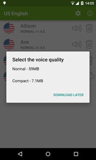 Голос Vocalizer (русский) 3.8.2. Скриншот 2