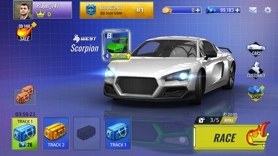 Racing Clash 2.0.3. Скриншот 5