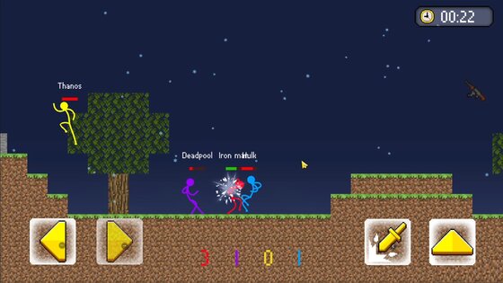 Stickman Hero Fight Battle War 1.7.5. Скриншот 1