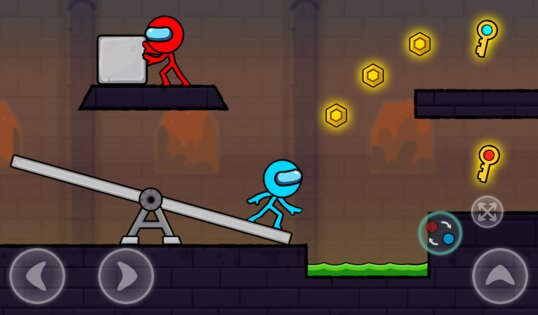 Red and Blue Stick: Animation 2.2.2. Скриншот 11