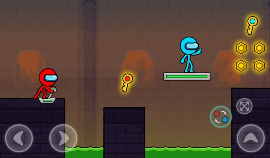 Red and Blue Stick: Animation 2.2.2. Скриншот 13
