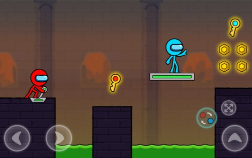 Red and Blue Stick: Animation 2.2.2. Скриншот 21