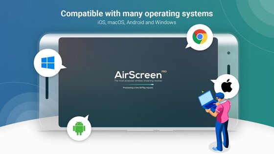 AirScreen – AirPlay, Cast, Miracast, DLNA 2.12.2. Скриншот 4