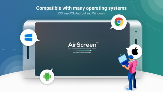 AirScreen – AirPlay, Cast, Miracast, DLNA 2.8.6. Скриншот 4