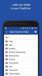 OneSync – автосинхронизация с OneDrive 6.5.1. Скриншот 4