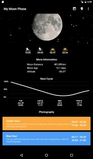 My Moon Phase – фазы луны 5.4.10. Скриншот 6