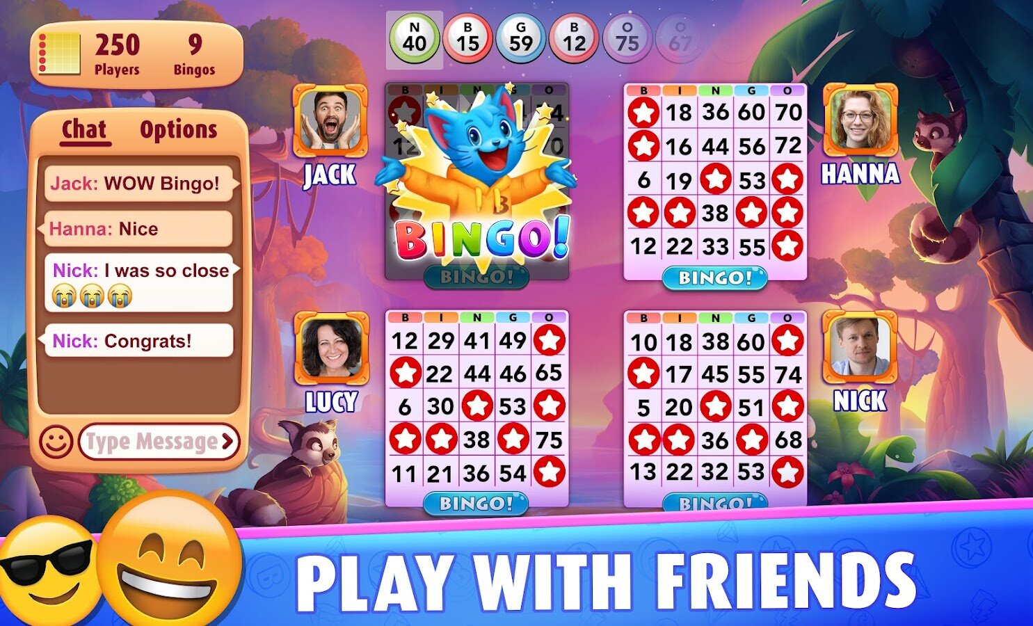 Скачать Bingo Blitz – бинго онлайн 5.45.2 для Android