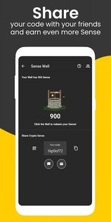 Crypto Sense – заработать SENSE 3.3.3. Скриншот 6