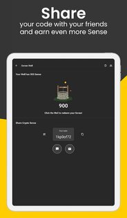 Crypto Sense – заработать SENSE 3.3.3. Скриншот 12