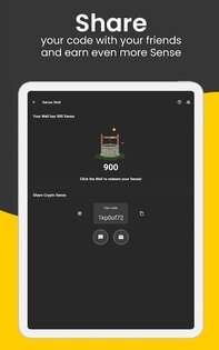 Crypto Sense – заработать SENSE 3.3.3. Скриншот 18