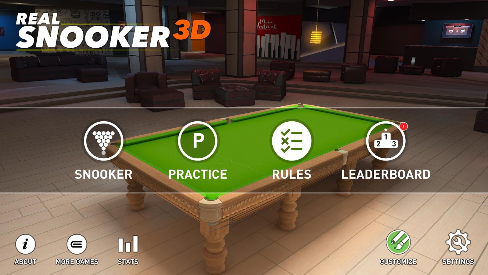 Скачать Real Snooker 3D 1.24 для Android