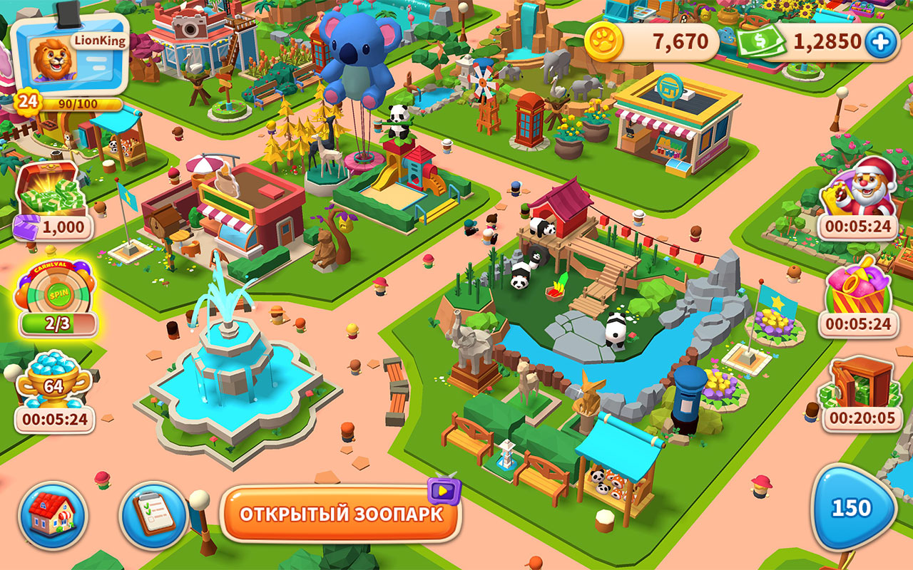 Zoo Tiles 3 - это игра с животными и игра в жанре "три в ряд". 