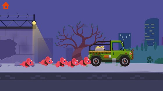 Полицейская машина динозавров 1.2.3. Скриншот 2