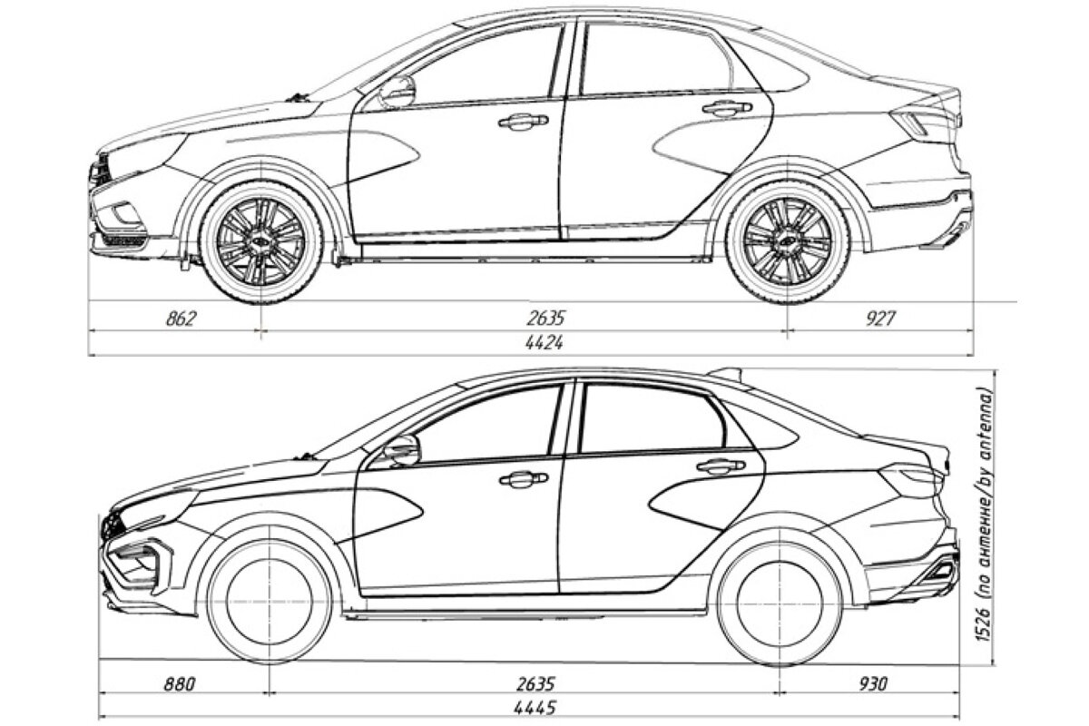 Обновлённая LADA Vesta засветилась в базе Росстандарта. Вот как она выглядит