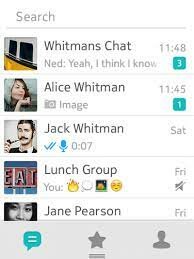 WhatsApp Messenger S40. Скриншот 1