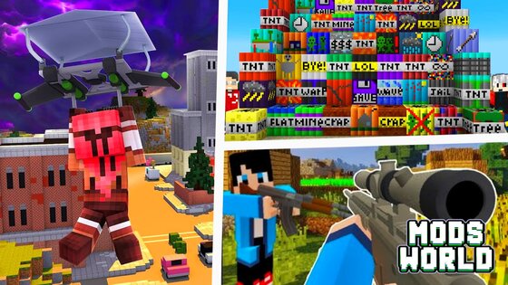 Mods World for Minecraft 1.0. Скриншот 2