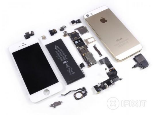 Разборка iPhone 5S - итог от iFixit