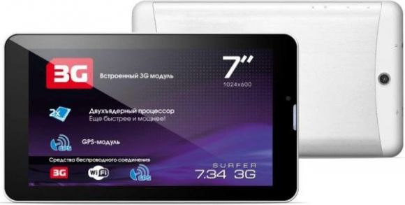 Двухсимочный планшет Explay Surfer 7.34 3G