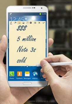 Смартфон Samsung GALAXY Note III и пять миллионов реализованных единиц