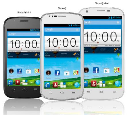 ZTE представила три новых смартфона из серии Blade