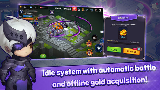 Idle Iron Knight 1.5.6. Скриншот 2