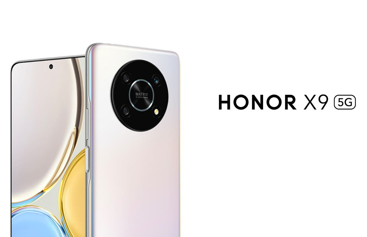 Новый смартфон HONOR X9 получил круглый блок камер. Это выделяет его из  большинства