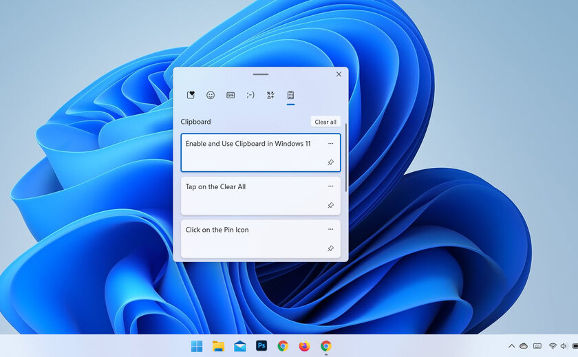 В Windows 11 появится умный буфер обмена. Такого ещё нет ни в одной системе