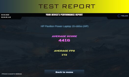 FPS Test 3D Benchmark 68.0.</p><p> Скриншот 3