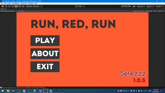 Run, Red, Run 1.0.5-b. Скриншот 1