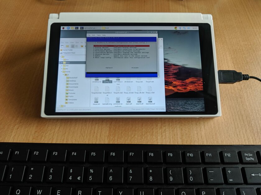 Linux-планшет на Raspberry Pi с легчайшей заменой компонентов. Тестирую CutiePi