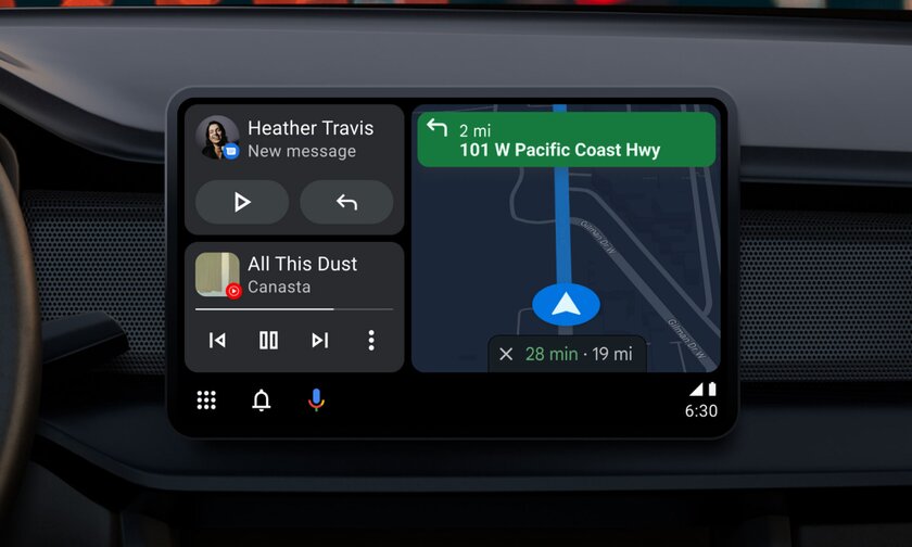 Google выпустила крупный апдейт Android Auto: адаптируется под любой дисплей