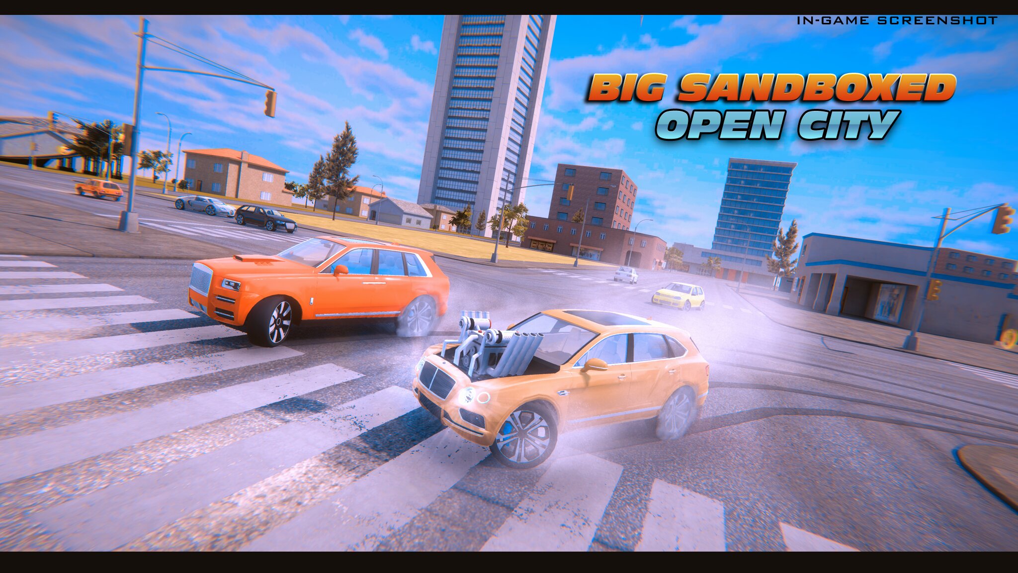 Скачать Open City SUV Car Stunts 1.111 для Android