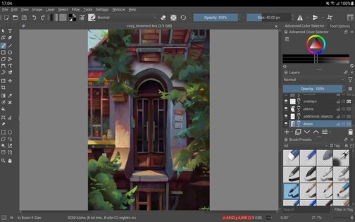 Krita 5.2.8. Скриншот 1