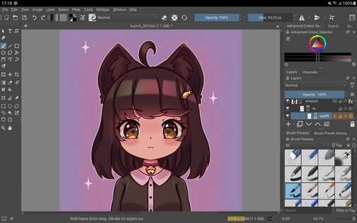 Krita 5.2.8. Скриншот 12