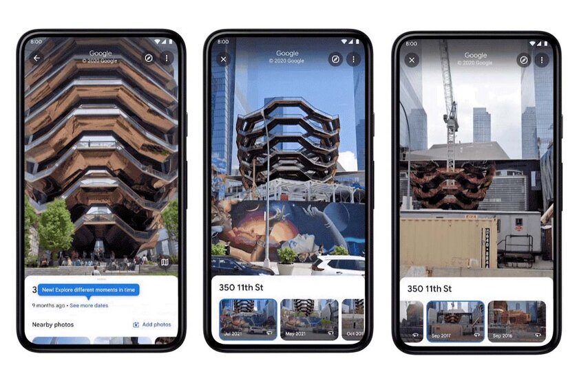 Функция Street View появилась в Google Картах на Android и iOS