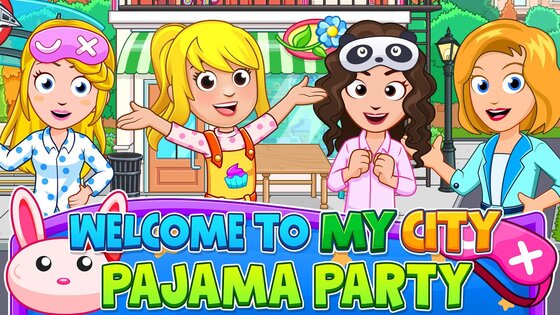 My City: пижамная вечеринка 4.0.5. Скриншот 2
