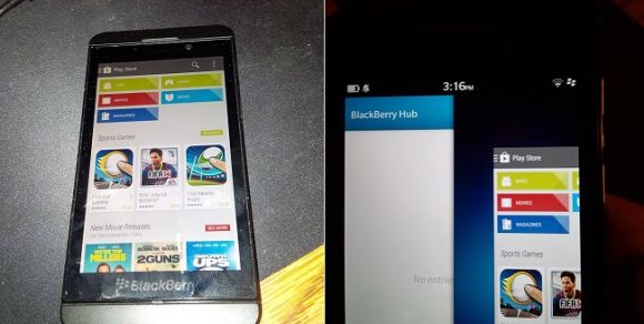 BlackBerry OS 10.2.1 получит поддержку магазина приложений Google Play