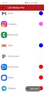 LED Blinker – настройка светодиода уведомлений 10.6.1. Скриншот 7