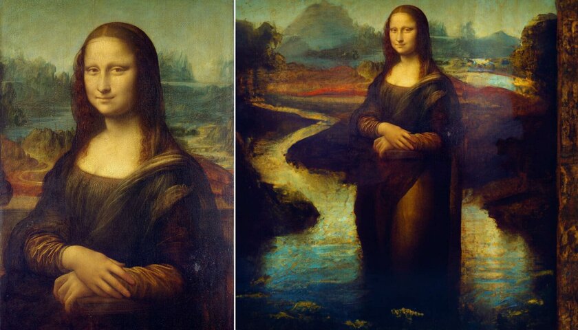 Нейросеть DALL-E 2 дорисовала Мону Лизу и другие известные картины. Получилось круто