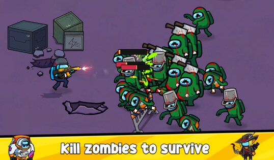 Impostors vs Zombies: Survival 1.3.0. Скриншот 11