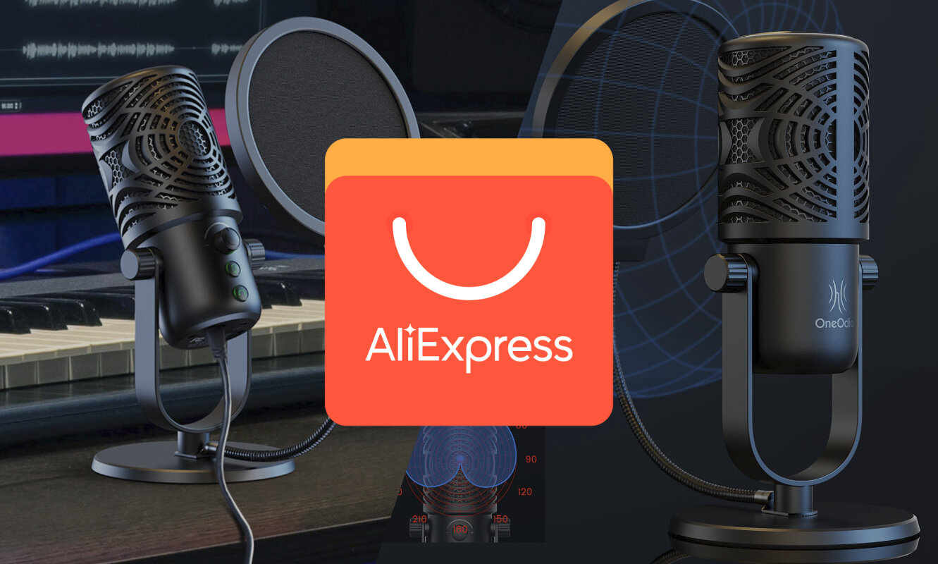 Профессиональный микрофон на AliExpress с огромной скидкой. Дешевле обычных