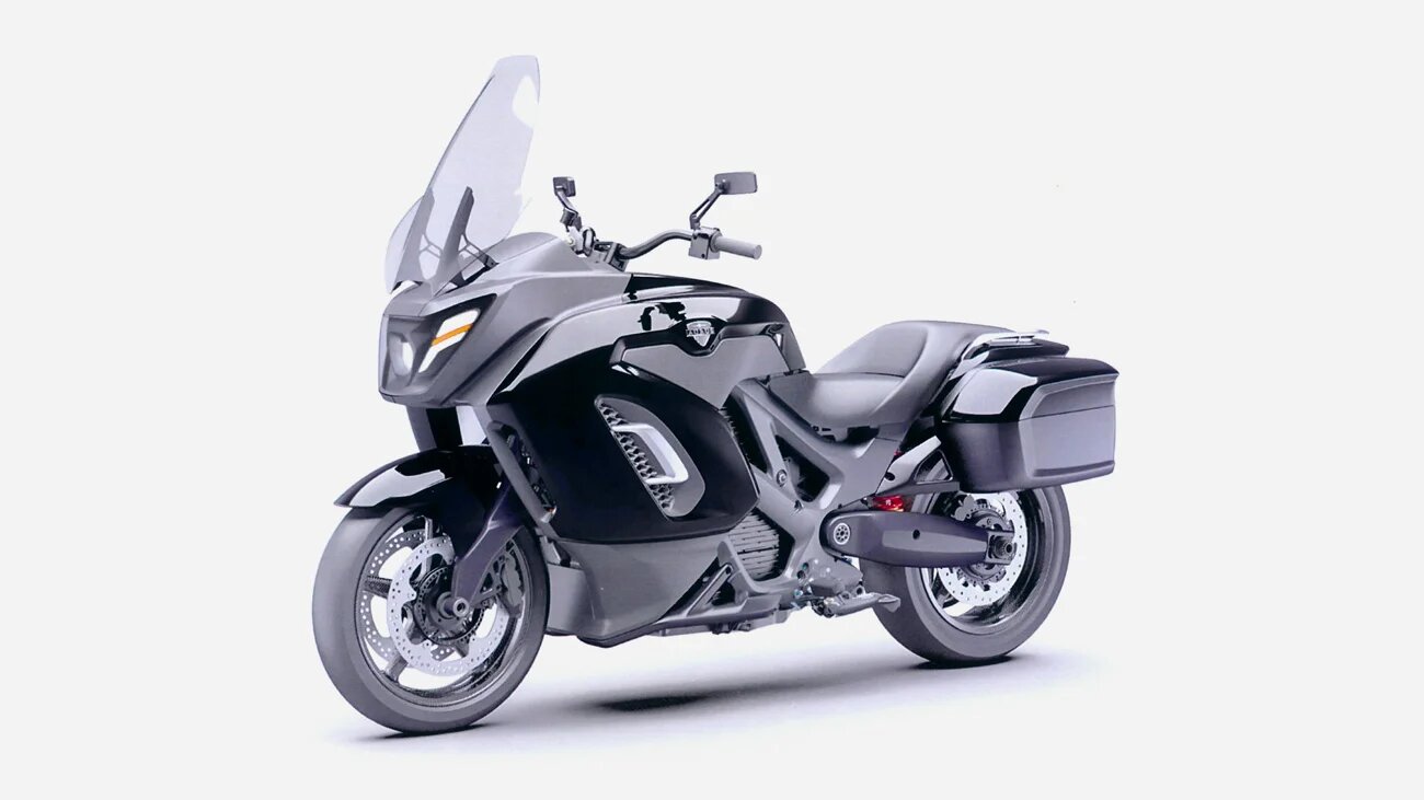 In Russia, created an electric motorcycle Aurus Merlon: for the Ministry of Internal Affairs, the Ministry of Emergency Situations and motorcades